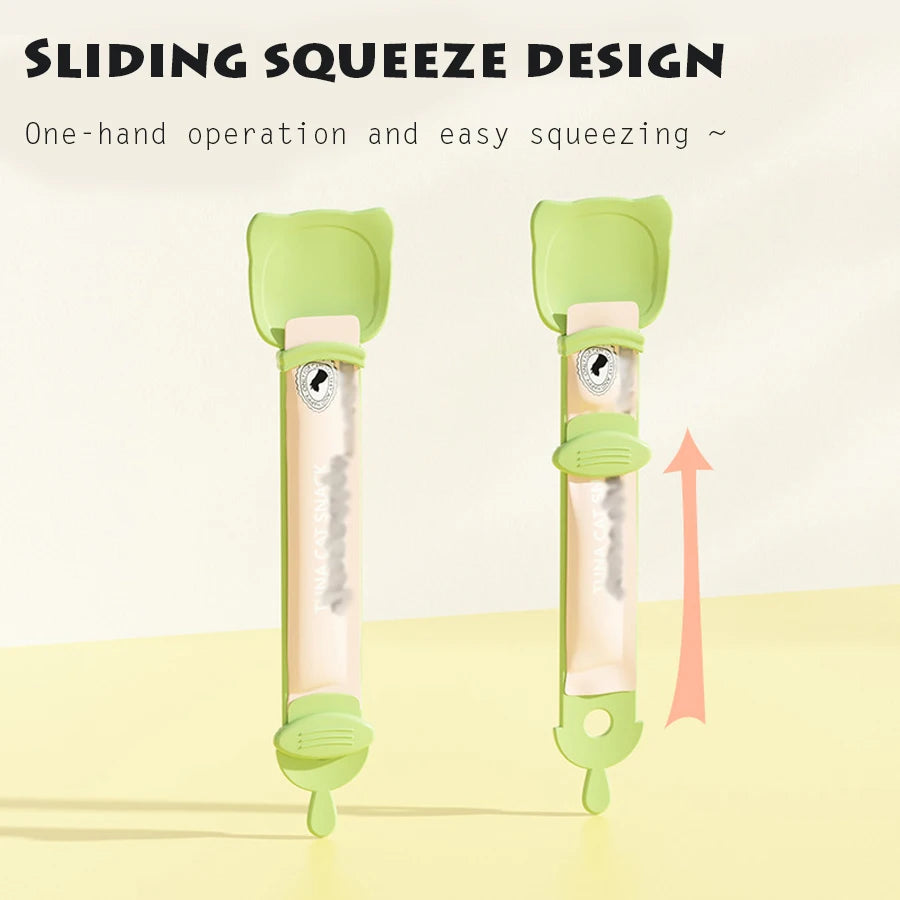 Cat Lickable Treat Squeeze Up Spoon