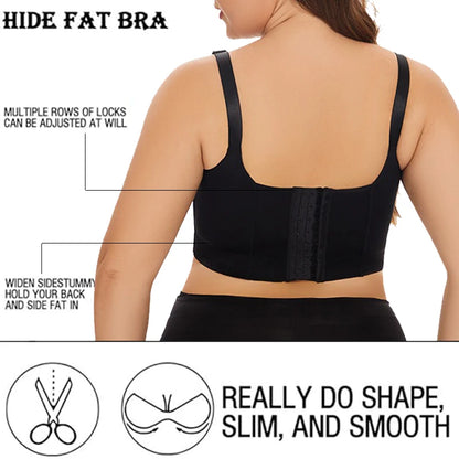 Women's Smooth Lift Full Back Push-Up Bra (Black)